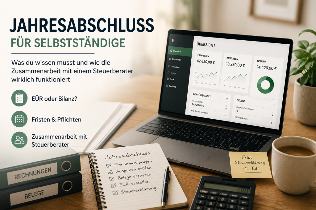 Lohnhilfe und Lohnsteuerhilfe für Selbstständige Jahresabschluss für Selbstständige